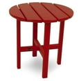 thumbnail image 1 of POLYWOOD Round 18" Side Table in Sunset Red, 1 of 10
