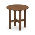 thumbnail image 1 of POLYWOOD Round 18" Side Table in Teak, 1 of 3