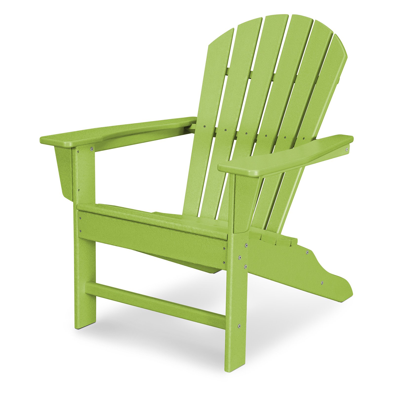 POLYWOOD SBA15LI South Beach Adirondack Chair - Lime - image 1 of 11