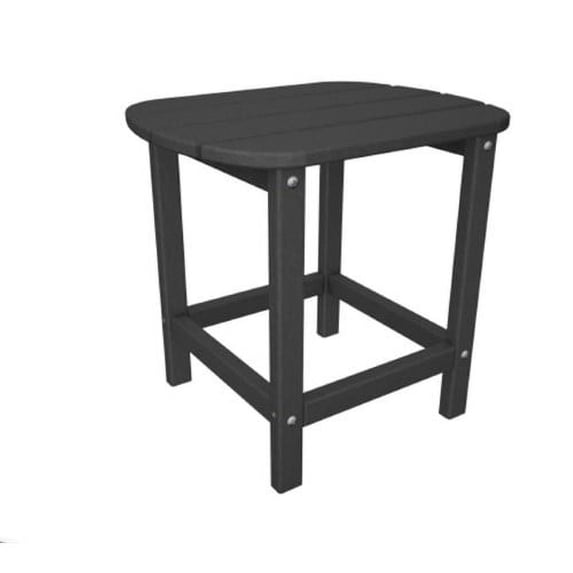 POLYWOOD SBT18GY South Beach Side Table, 18-Inch, Slate Grey