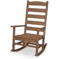 thumbnail image 1 of POLYWOOD Shaker Porch Rocker, Teak, 1 of 3