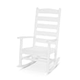 thumbnail image 1 of POLYWOOD Shaker Porch Rocking Chair in White, 1 of 2