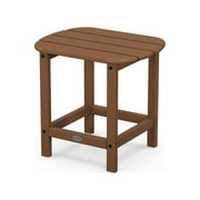 POLYWOOD South Beach 18" Side Table in Teak