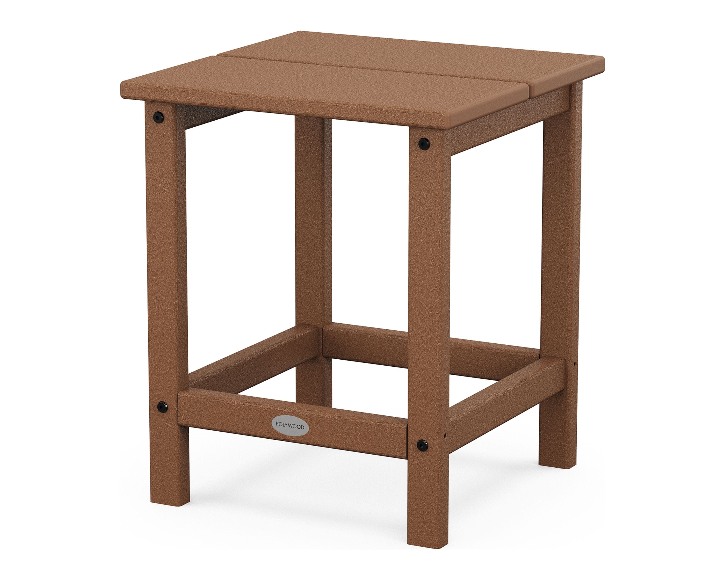Teak 18" Square Outdoor Side Table
