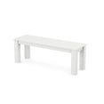thumbnail image 1 of POLYWOOD Studio Parsons 48” Bench in White, 1 of 1