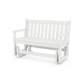 thumbnail image 1 of POLYWOOD® Traditional Recycled Plastic 48 in. Outdoor Glider Loveseat, 1 of 5