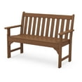 thumbnail image 1 of POLYWOOD Vineyard 48" Bench in Teak, 1 of 2