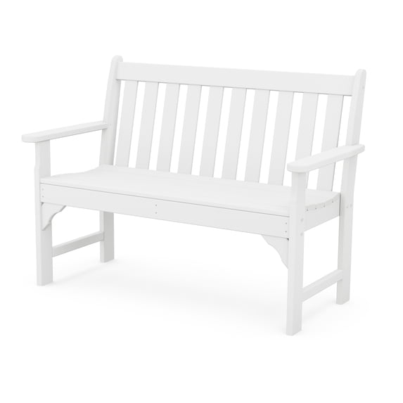 POLYWOOD Vineyard 48" Bench in White