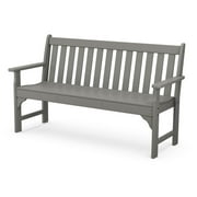 POLYWOOD Vineyard 60 Bench in Slate Grey