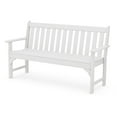 thumbnail image 1 of POLYWOOD Vineyard 60" Bench in White, 1 of 10