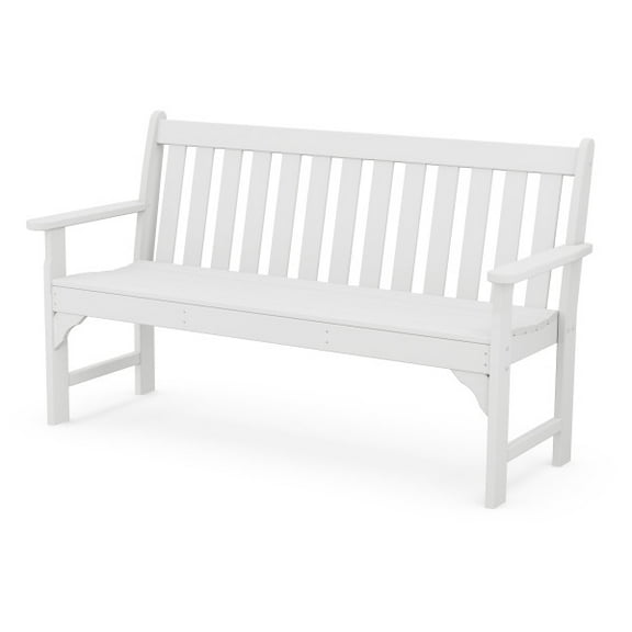 POLYWOOD Vineyard 60" Bench in White