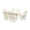thumbnail image 1 of POLYWOOD Vineyard 7-Piece Farmhouse Trestle Dining Set in Sand, 1 of 1