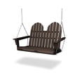 thumbnail image 1 of POLYWOOD® Vineyard Adirondack 48" Swing in Mahogany, 1 of 2