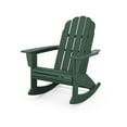 thumbnail image 1 of POLYWOOD Vineyard Curveback Adirondack Rocking Chair in Green, 1 of 1