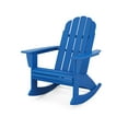 thumbnail image 1 of POLYWOOD Vineyard Curveback Adirondack Rocking Chair in Pacific Blue, 1 of 1