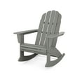 thumbnail image 1 of POLYWOOD Vineyard Curveback Adirondack Rocking Chair in Slate Grey, 1 of 1