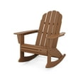 thumbnail image 1 of POLYWOOD Vineyard Curveback Adirondack Rocking Chair in Teak, 1 of 1
