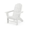 thumbnail image 1 of POLYWOOD Vineyard Curveback Outdoor Adirondack Chair in White, 1 of 5