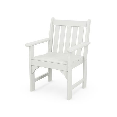 POLYWOOD® Vineyard Garden Arm Chair in White