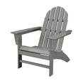thumbnail image 1 of POLYWOOD Vineyard Outdoor Adirondack Chair in Slate Grey, 1 of 5