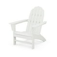 thumbnail image 1 of POLYWOOD Vineyard Outdoor Adirondack Chair in White, 1 of 5