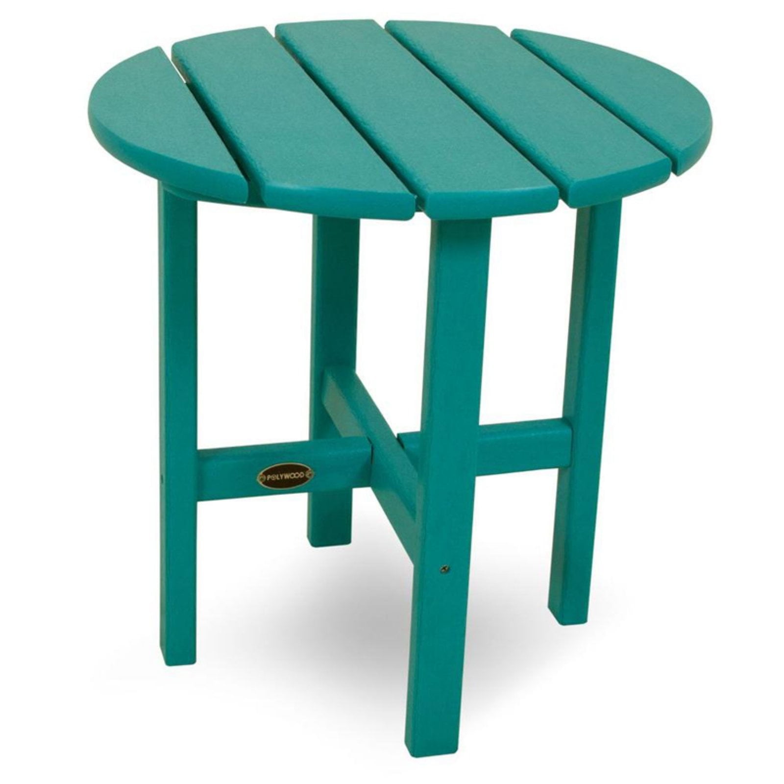 Aruba Green 18" Round Outdoor Side Table