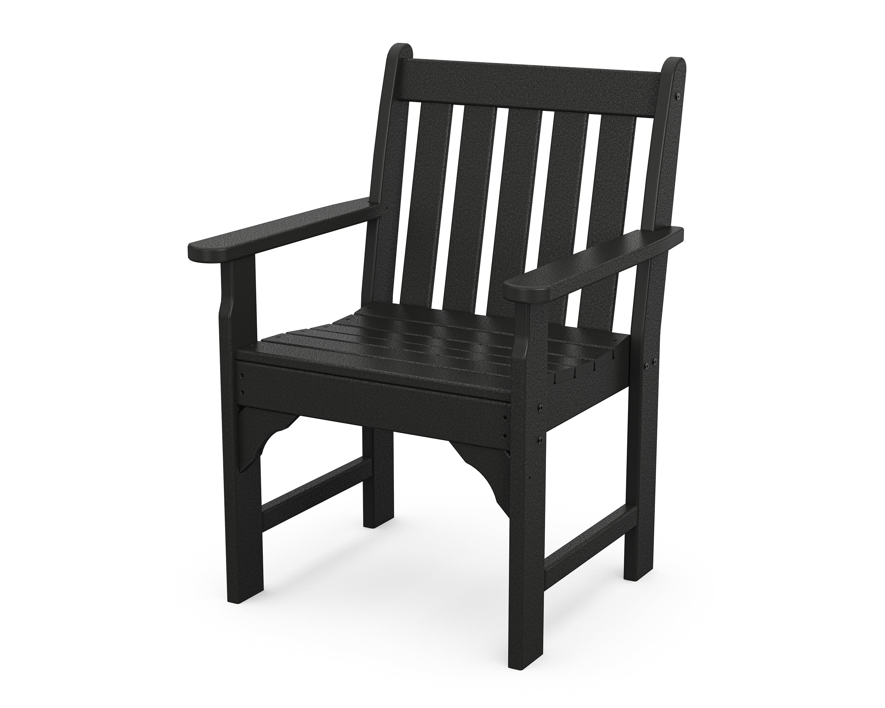 Vineyard Black Recycled Plastic Outdoor Garden Arm Chair