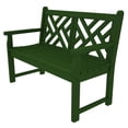 thumbnail image 1 of POLYWOOD&reg; Chippendale Recycled Plastic 4 ft. Bench, 1 of 6