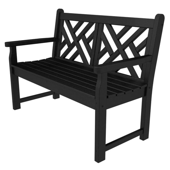 POLYWOOD® Chippendale Recycled Plastic 4 ft. Bench