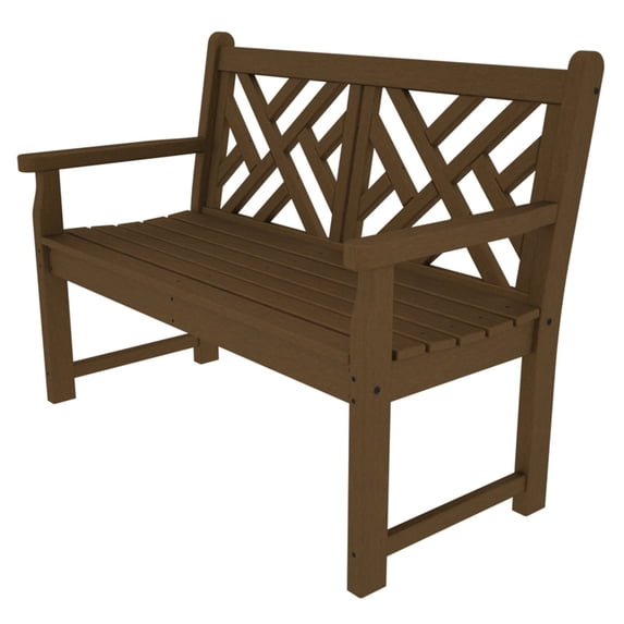 POLYWOOD® Chippendale Recycled Plastic 4 ft. Bench