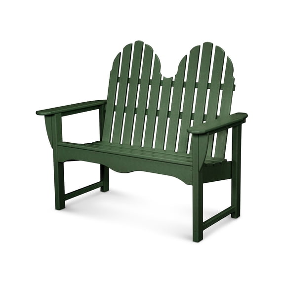 POLYWOOD® Classic Recycled Plastic 48.5 in. Adirondack Bench