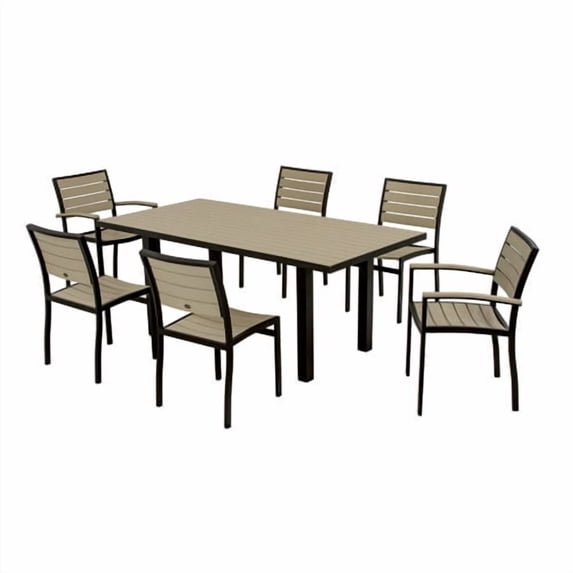 POLYWOOD Euro 7 Piece Dining Set