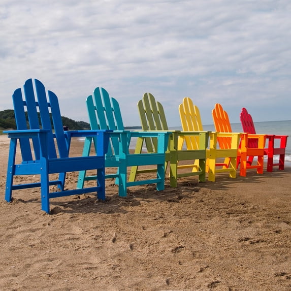 POLYWOOD® Long Island Recycled Eco-Friendly Plastic Adirondack Chair