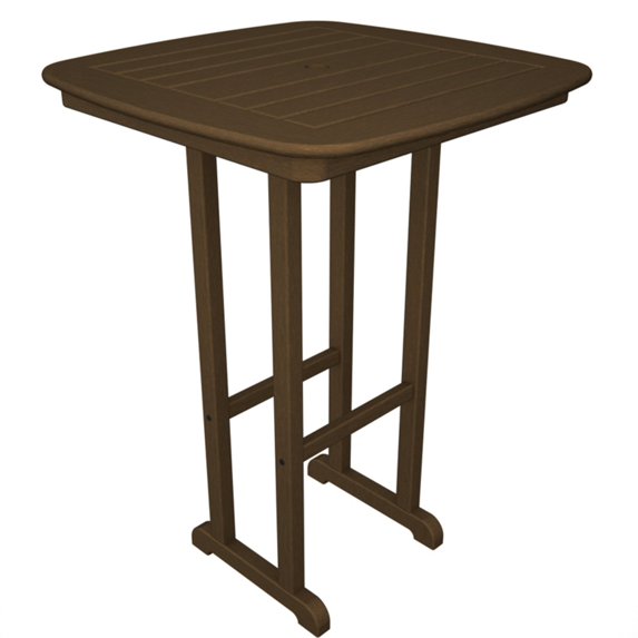polywood nautical outdoor bar table