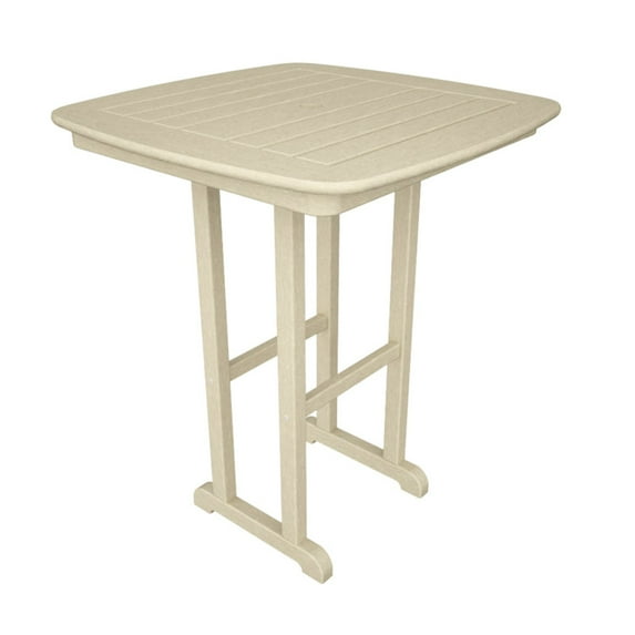 POLYWOOD® Nautical 31 in. Counter Height Recycled Plastic Table