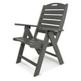 thumbnail image 1 of POLYWOOD&reg; Nautical Recycled Plastic Highback Patio Chair, 1 of 7