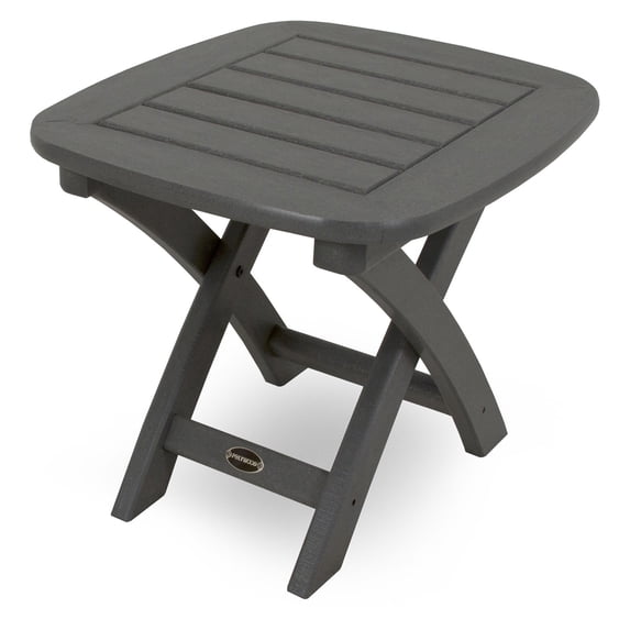 POLYWOOD® Nautical Recycled Plastic Outdoor Side Table