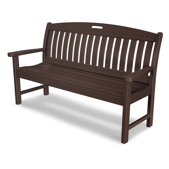 polywood nautical 60-inch outdoor bench
