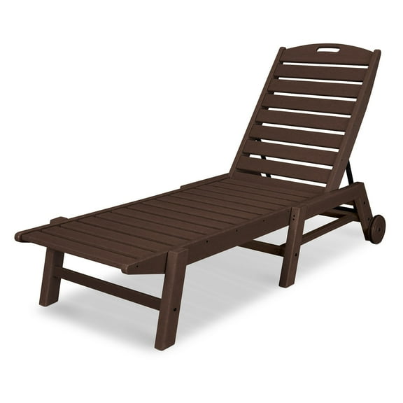 POLYWOOD® Nautical Stackable Wheeled Chaise