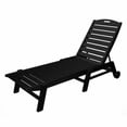 thumbnail image 1 of POLYWOOD® Nautical Stackable Wheeled Chaise, 1 of 7