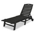 thumbnail image 1 of POLYWOOD® Nautical Stackable Wheeled Chaise, 1 of 7