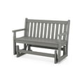 POLYWOOD® Traditional Recycled Plastic 48 in. Outdoor Glider Loveseat
