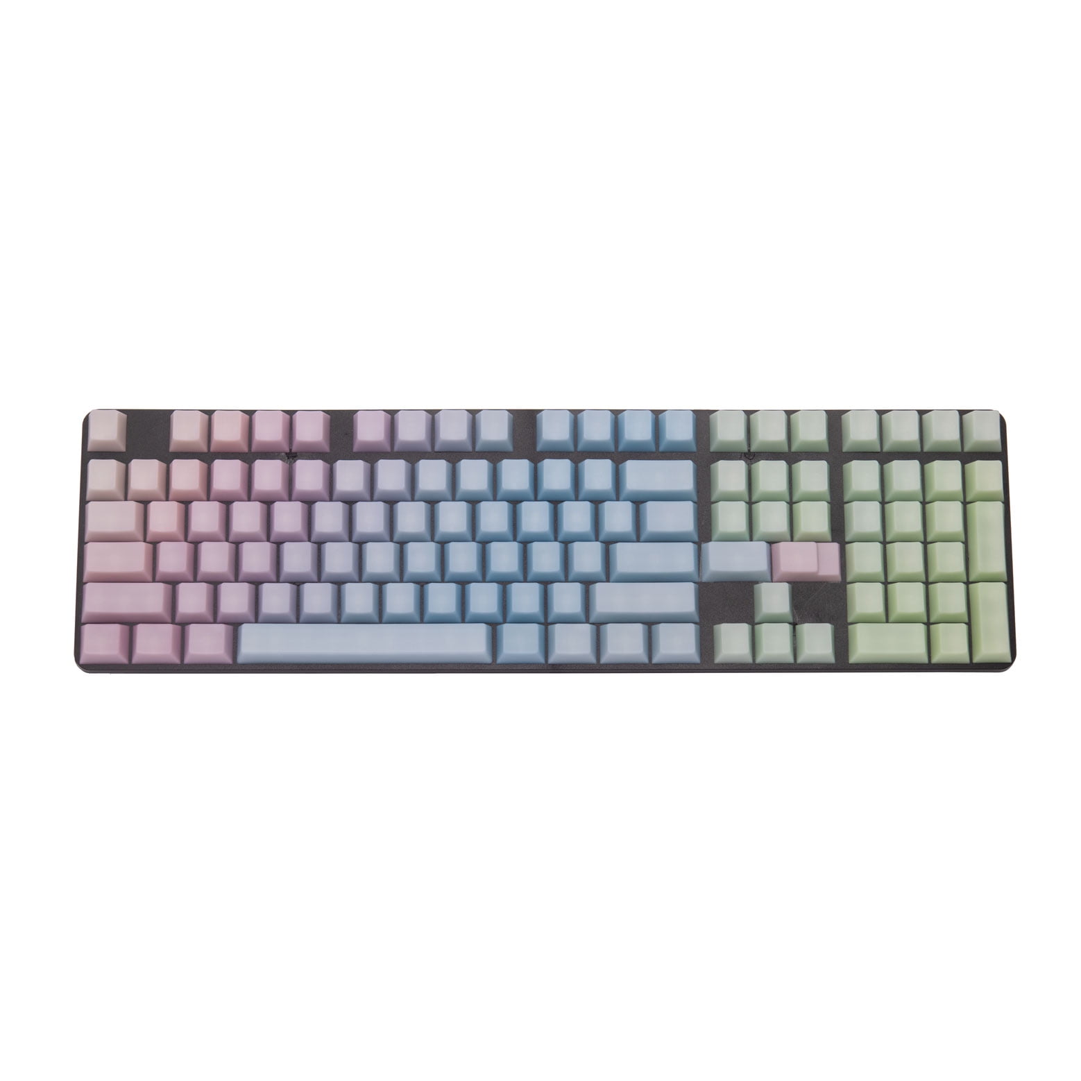 POM Jelly Aurora Keycaps Blank (109 keycap set)