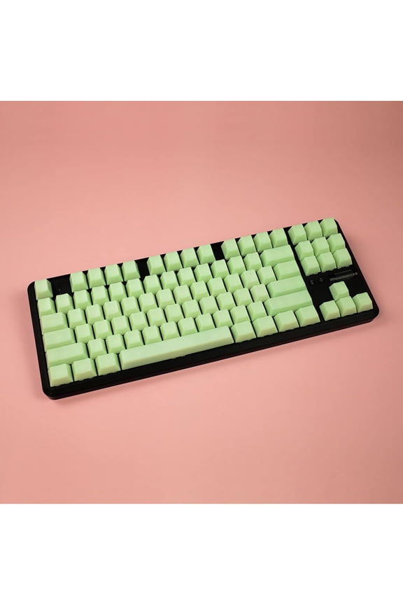 POM Jelly Matcha Keycaps Blank (108 keycap set)