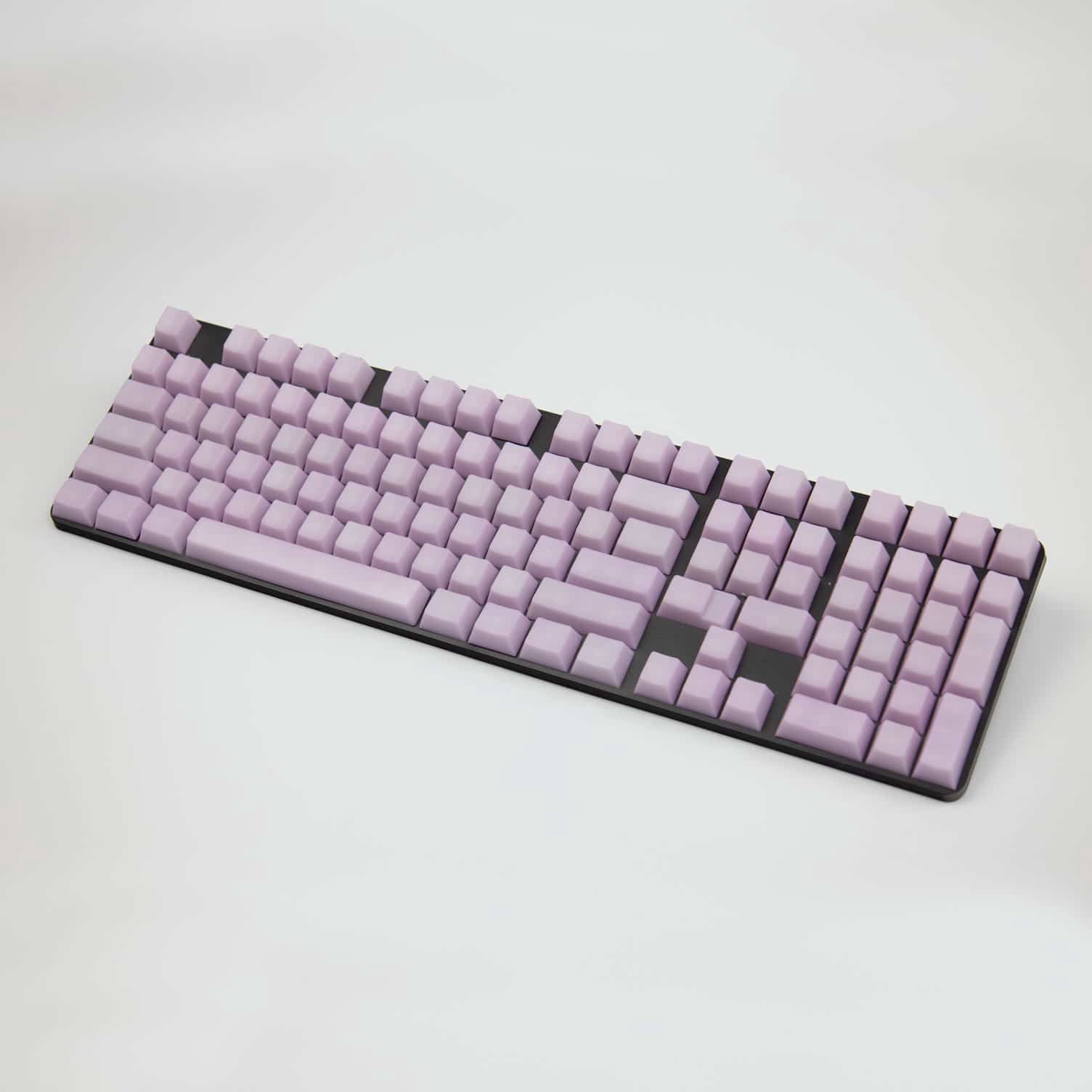 POM Jelly Raspberry Mousse Keycaps (108 keycap set) | With 1.75u Shift