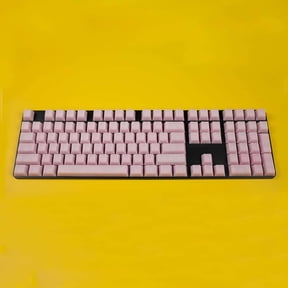 POM Jelly Strawberry Cream Keycaps (108 keycap set) | With 1.75u Shift