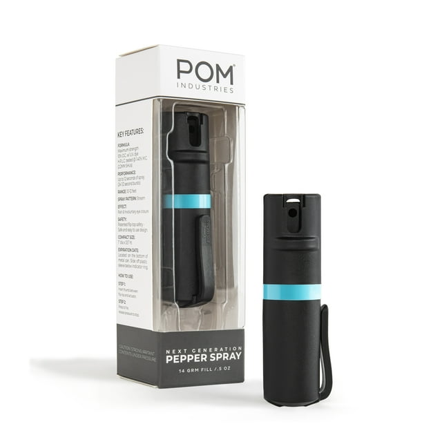 POM Police Grade Pepper Spray Compact OC Spray with Flip Top 25