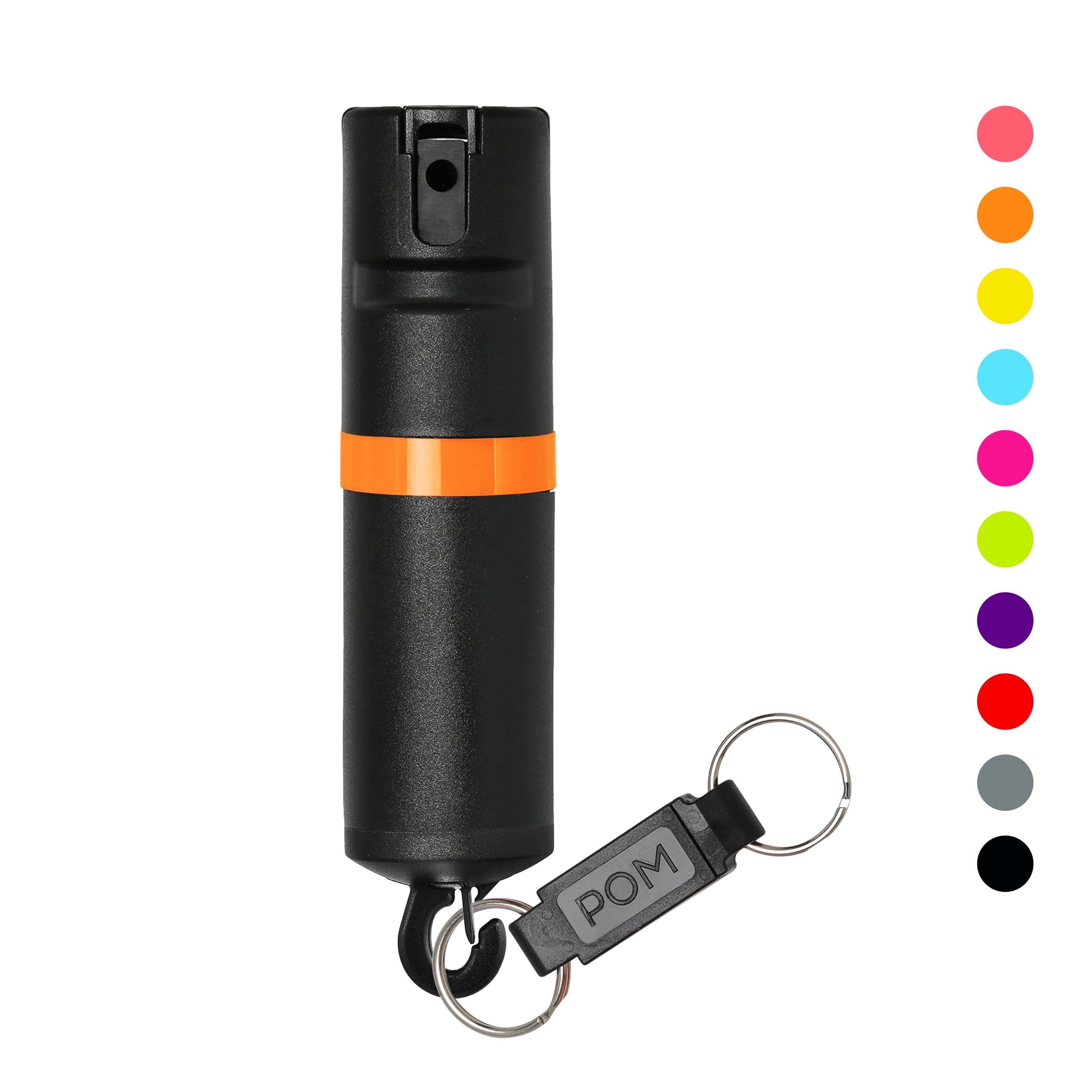 ★ Leey★ SPRAY PIERCING SLIT TOP KHAKI 12345 POM Pepper Spray One-Way Snap Ring Maximum Strength OC Spray
