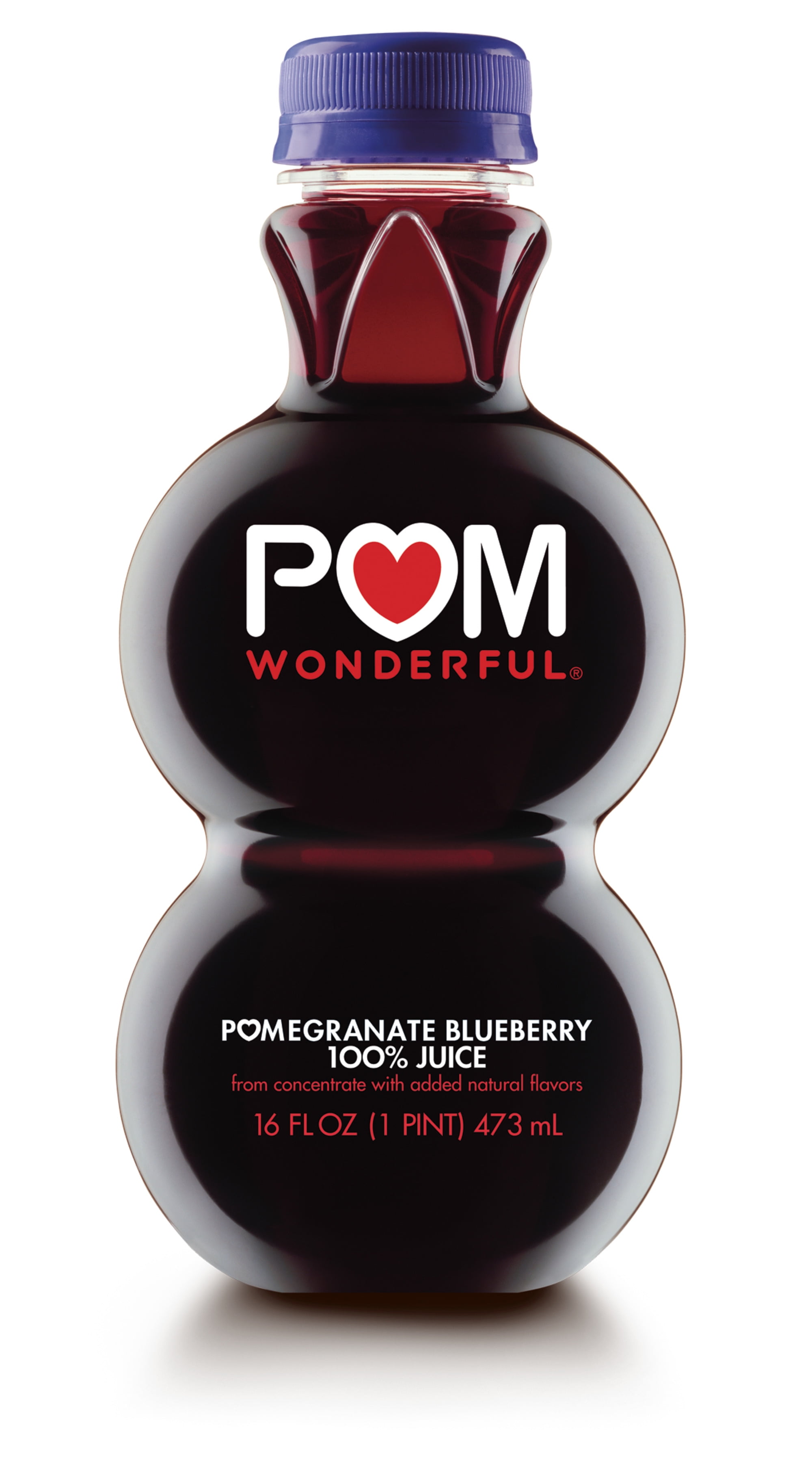 POM Wonderful Antioxidant Pomegranate Blueberry 100% Juice, 16 fl oz