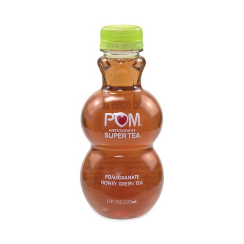New POM Wonderful Antioxidant Super Tea, Pomegranate Honey Green Tea, 12 oz Bottles, 6/Pack, Delivered in 1-4 Business Days,Each
